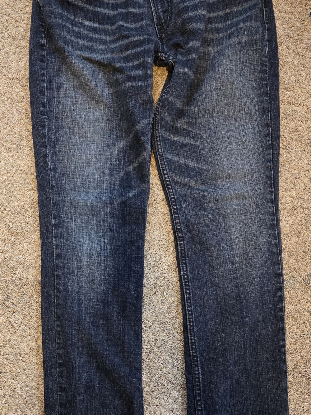 Womens Dark Blue Levis Washed Jeans